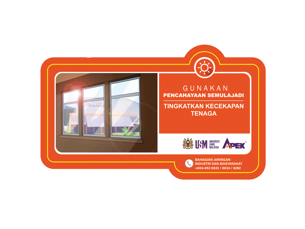 Gunakan cahaya semulajadi